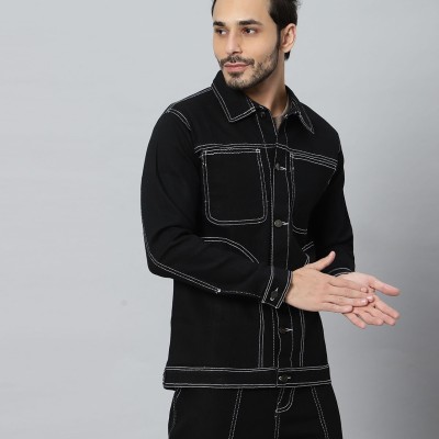 Black Jacket & Coat for Men by ARBIA FUNKI