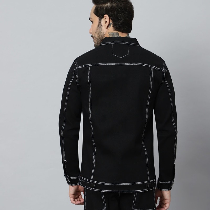 Black Jacket & Coat for Men by ARBIA FUNKI